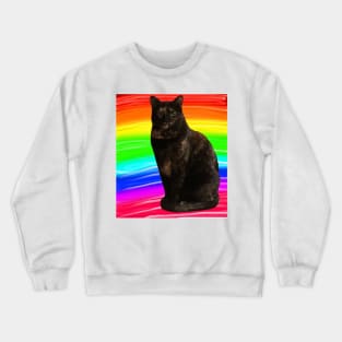 Rainbow Cat Crewneck Sweatshirt